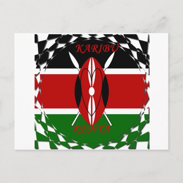 Hakuna matata Karaibu Kenya Vykort (Framsida)