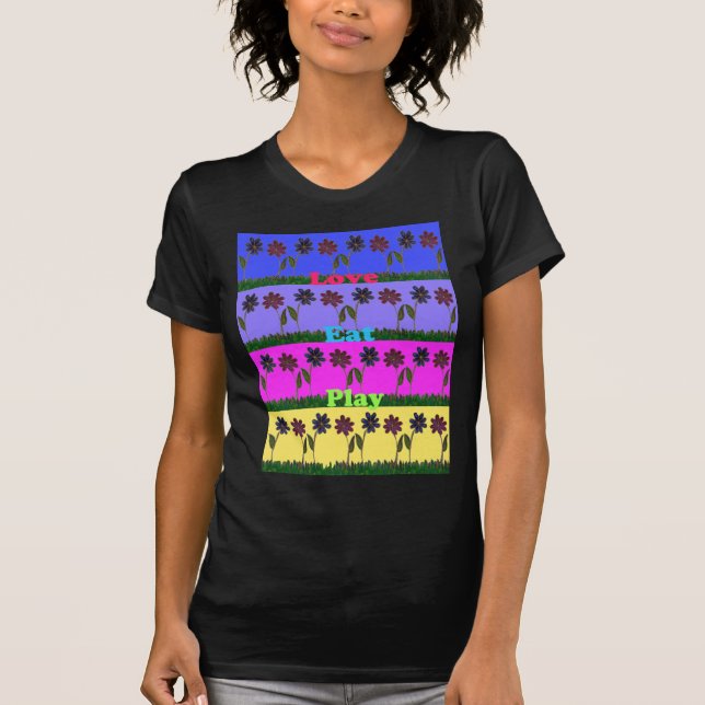 Hakuna Matata Kärlek Eat Play.png T-shirt (Framsida)