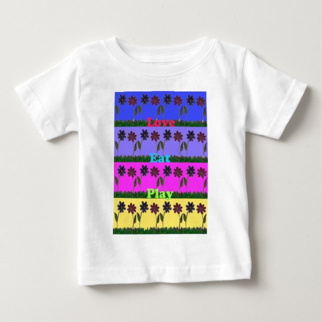 Hakuna Matata Kärlek Eat Play.png T-shirt (Framsida)