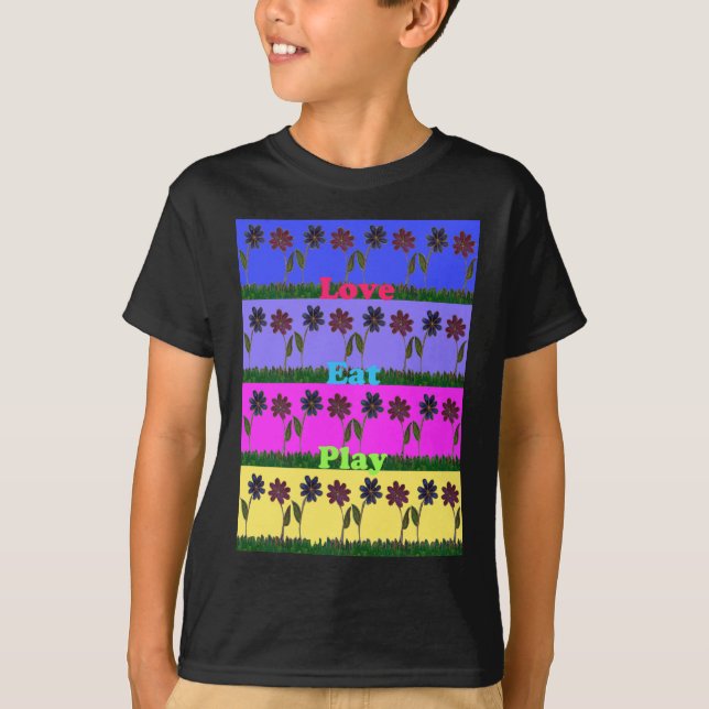 Hakuna Matata Kärlek Eat Play.png T Shirt (Framsida)