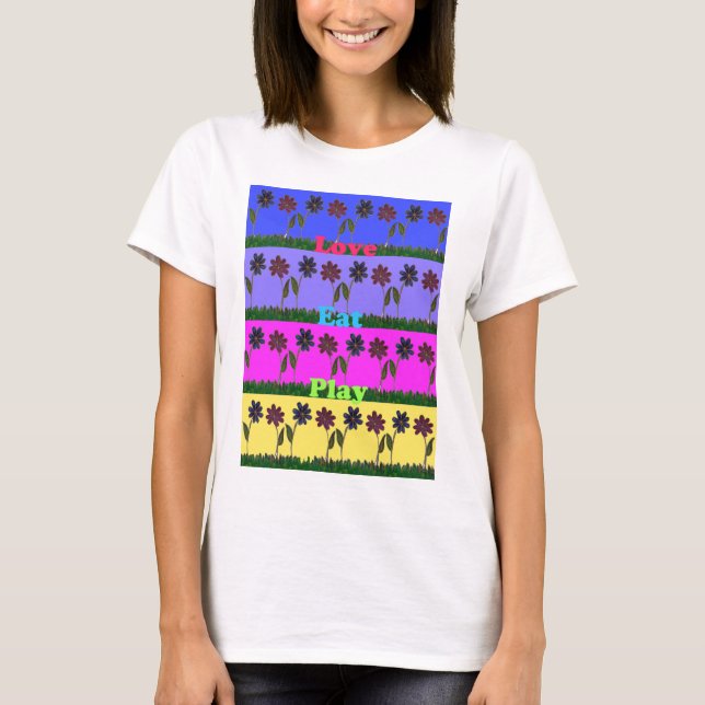 Hakuna Matata Kärlek Eat Play.png Tee (Framsida)