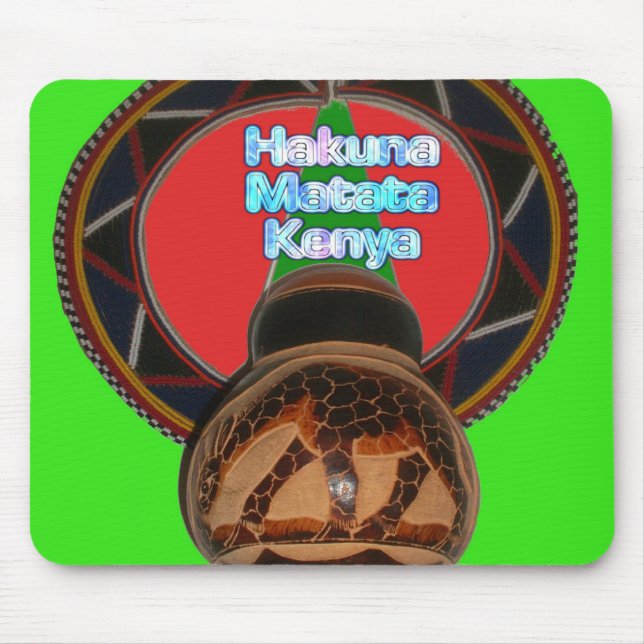 Hakuna Matata Kenya Art Skriv ut Musmatta (Framsidan)