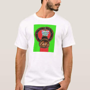 Hakuna Matata Kenya Art Skriv ut Tee Shirt