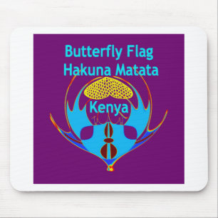 Hakuna Matata Kenya - Butterfly Art Print/Graphic Musmatta