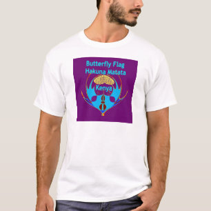 "Hakuna Matata Kenya" Butterfly Art Print/Graphic Tröja