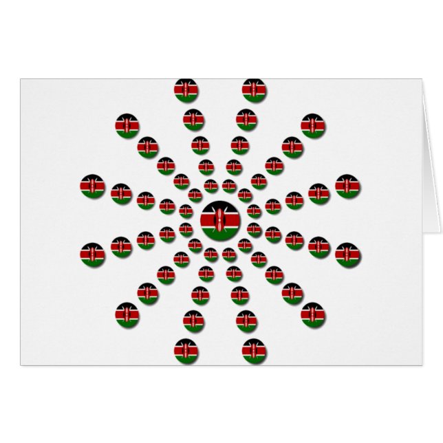 Hakuna Matata Kenya Hälsningskort (Framsidan Horizontal)