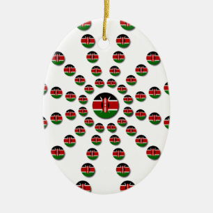 Hakuna Matata Kenya Julgransprydnad Keramik
