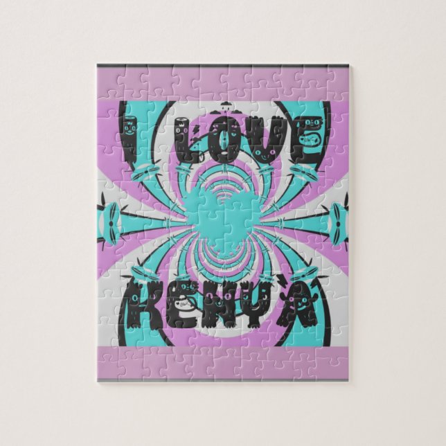 Hakuna Matata Kenya Pussel (Vertikal)