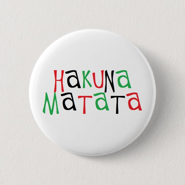 Hakuna matata knapp (Framsida)