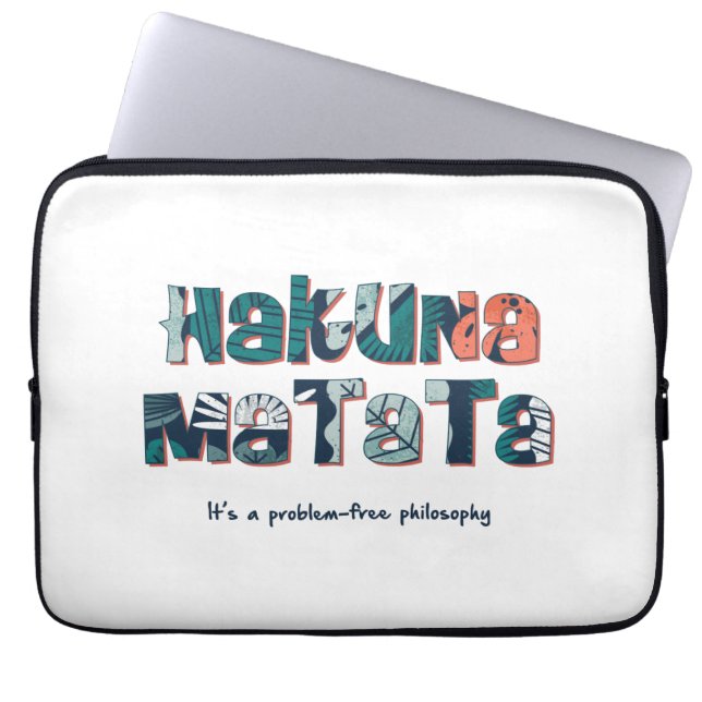 Hakuna Matata Laptop Fodral (Framsidan)