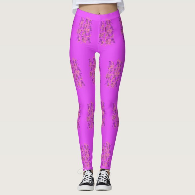 Hakuna Matata Leggings (Framsida)