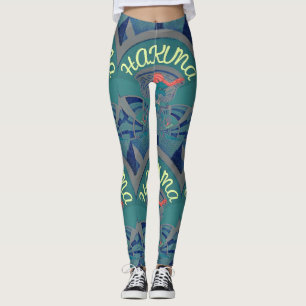 Hakuna Matata Leggings - Behåll bekvämlig Snyggt