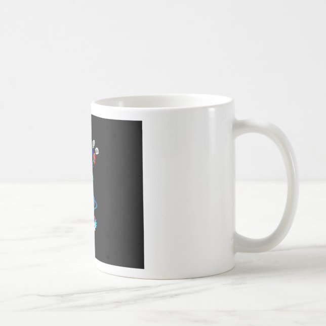 Hakuna Matata Lejon Art-utskrift Kaffemugg (Höger)