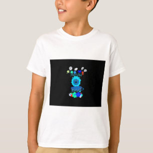 Hakuna Matata Lejon Art-utskrift T Shirt