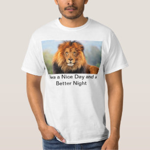 Hakuna Matata Lejon chef har en trevlig dag T-Shir T Shirt