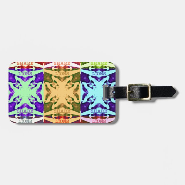 Hakuna Matata lejon-gåva Bagagebricka (Horisontell Framsida)