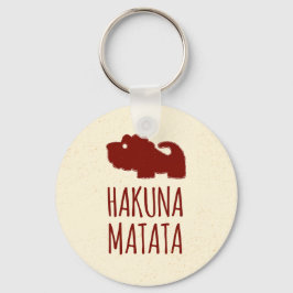 Hakuna Matata Lejon Nyckelring