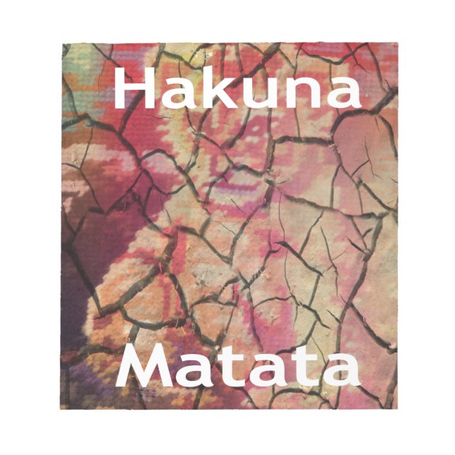 Hakuna Matata Lejon Unge Design Anteckningsblock (Framsida)