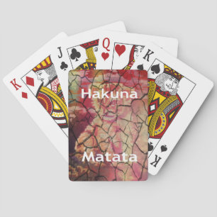 Hakuna Matata Lejon Unge Design Kortlek