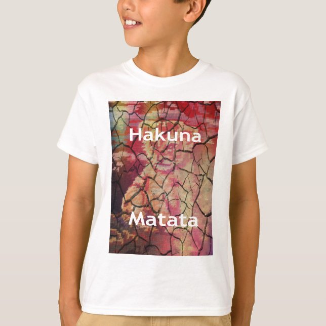 Hakuna Matata Lejon Unge Design Tee (Framsida)