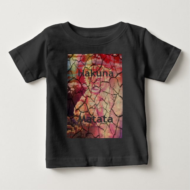Hakuna Matata Lejon Unge Design Tee Shirt (Framsida)