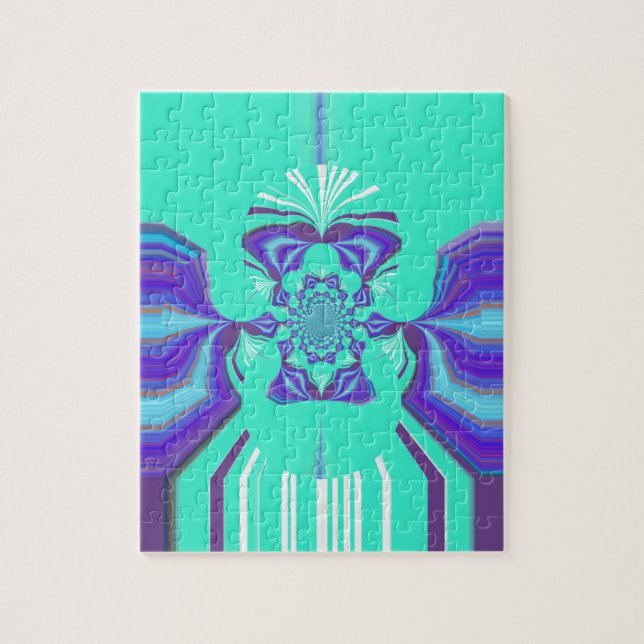 Hakuna Matata Lila-blandning Pussel (Vertikal)