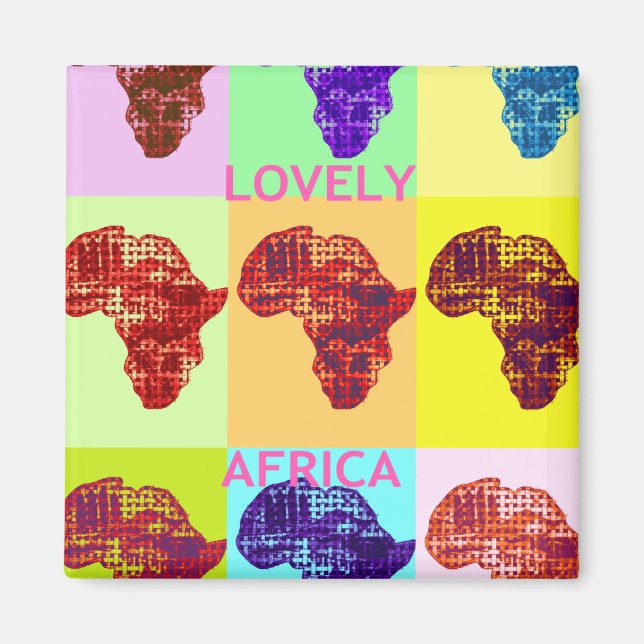 Hakuna Matata Loely Afrika Fridge Magnets Magnet (Framsidan)