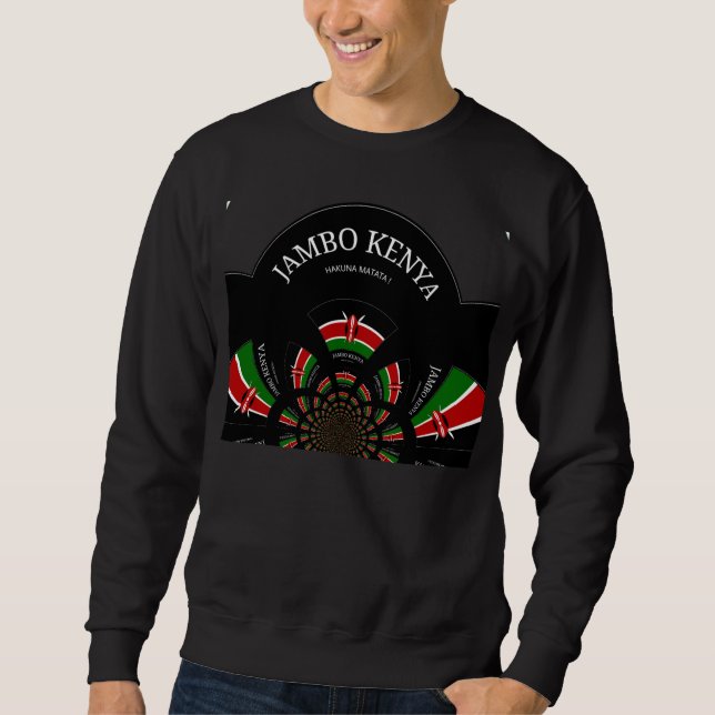 Hakuna Matata Manar Basic Sweatshirt (Framsida)