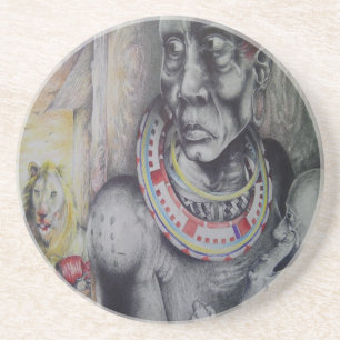 Hakuna Matata Masai Sandstone Underlägg