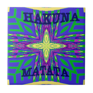 Hakuna matata Mombasa Kanga Kakelplatta