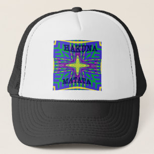 Hakuna matata Mombasa Kanga Truckerkeps