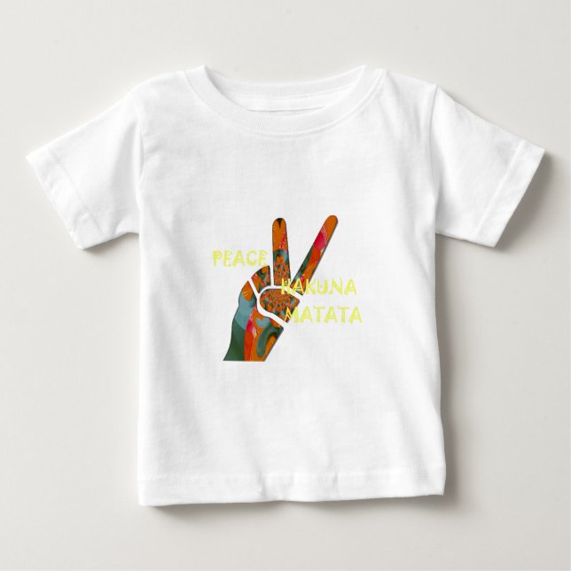 Hakuna Matata Peace T Shirt (Framsida)