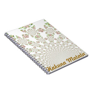 Hakuna Matata Personalize bärbar dator Anteckningsbok Med Spiral