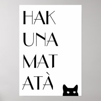 Hakuna Matata Poster
