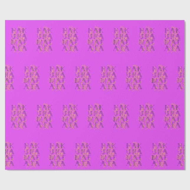 Hakuna Matata Presentpapper (Platt)