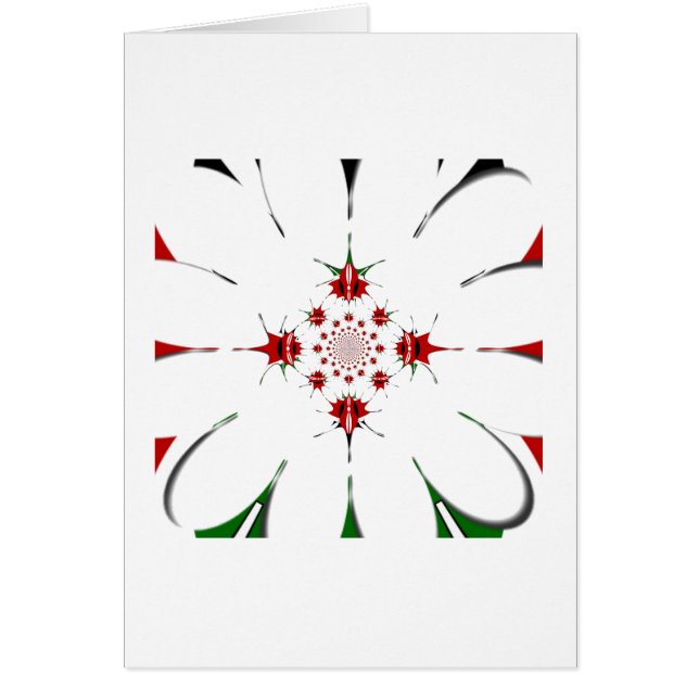 HAKUNA MATATA RED GRÖNT HÄLSNINGSKORT (Framsidan)