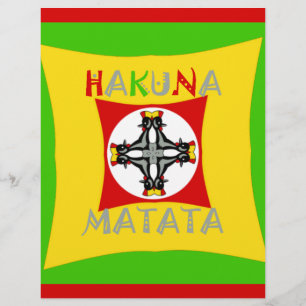 Hakuna Matata Roligt Rasta Färg: Vibrant & Carefre