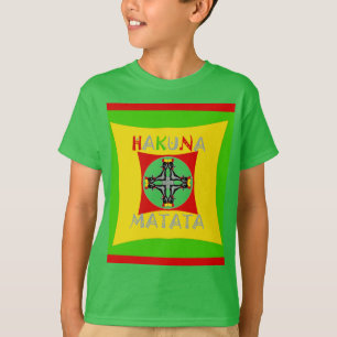 Hakuna Matata Roligt Rasta Färg: Vibrant & Carefre Tee