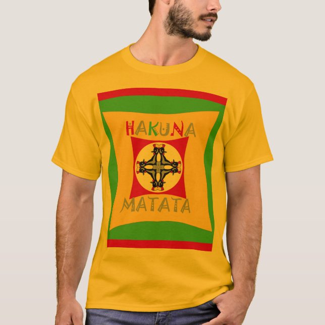Hakuna Matata Roligt Rasta Färg: Vibrant & Carefre Tröja (Framsida)