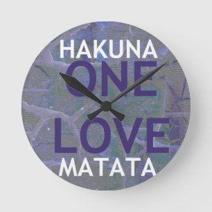 HAKUNA MATATA RUND KLOCKA