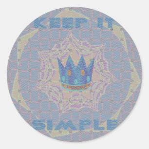 Hakuna matata runt klistermärke