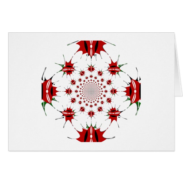 HAKUNA MATATA SHIELD HÄLSNINGSKORT (Framsidan Horizontal)