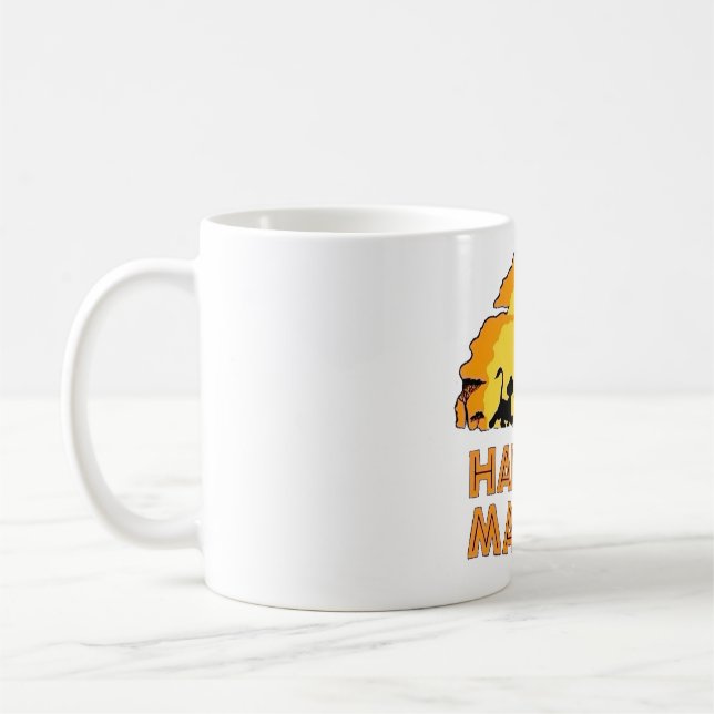 Hakuna Matata Siluett Kaffemugg (Vänster)