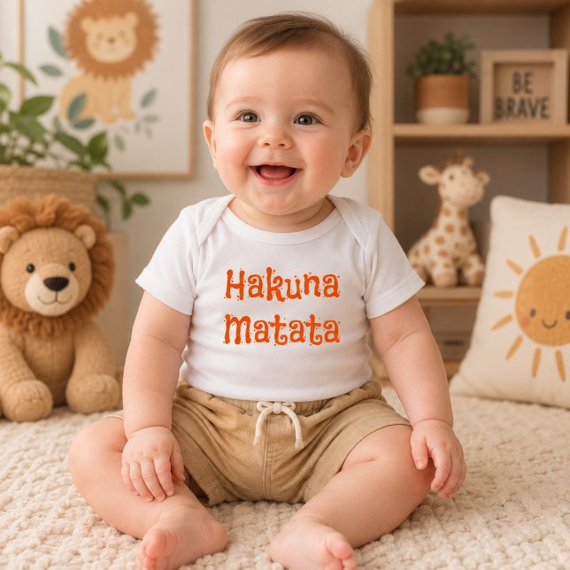 Hakuna Matata Söt Safari-Inspirerad T Shirt (Skapare uppladdad)
