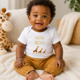 Hakuna Matata Söta Giraffer T Shirt