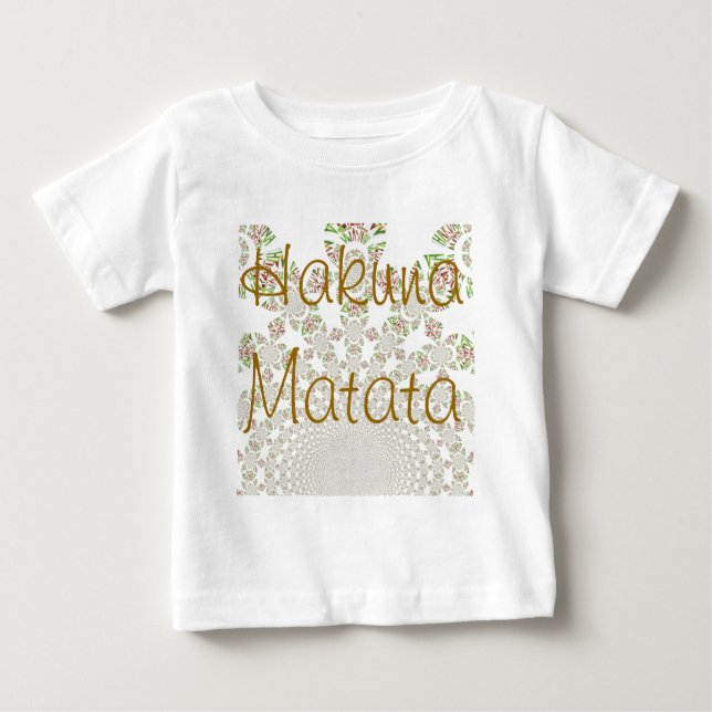 Hakuna Matata Spädbarnströja T Shirt (Framsida)
