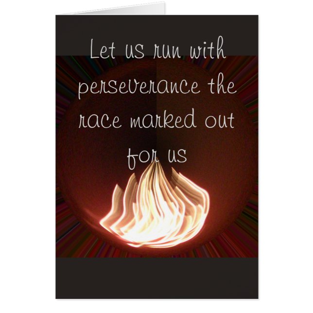 Hakuna Matata springa med styrkebidrag Hälsningskort (Framsidan)