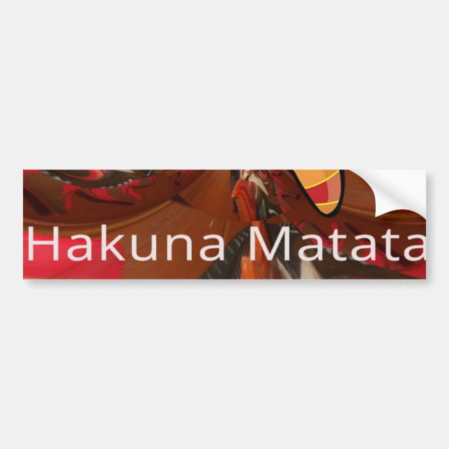 Hakuna Matata Starfish Design Bildekal (Framsidan)