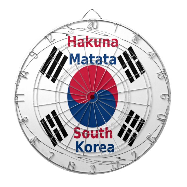 Hakuna Matata Sydkorea Art Print/Graphic Darttavla (Framsidan)