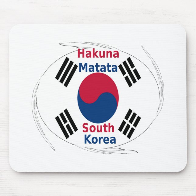 Hakuna Matata Sydkorea Art Print/Graphic Musmatta (Framsidan)